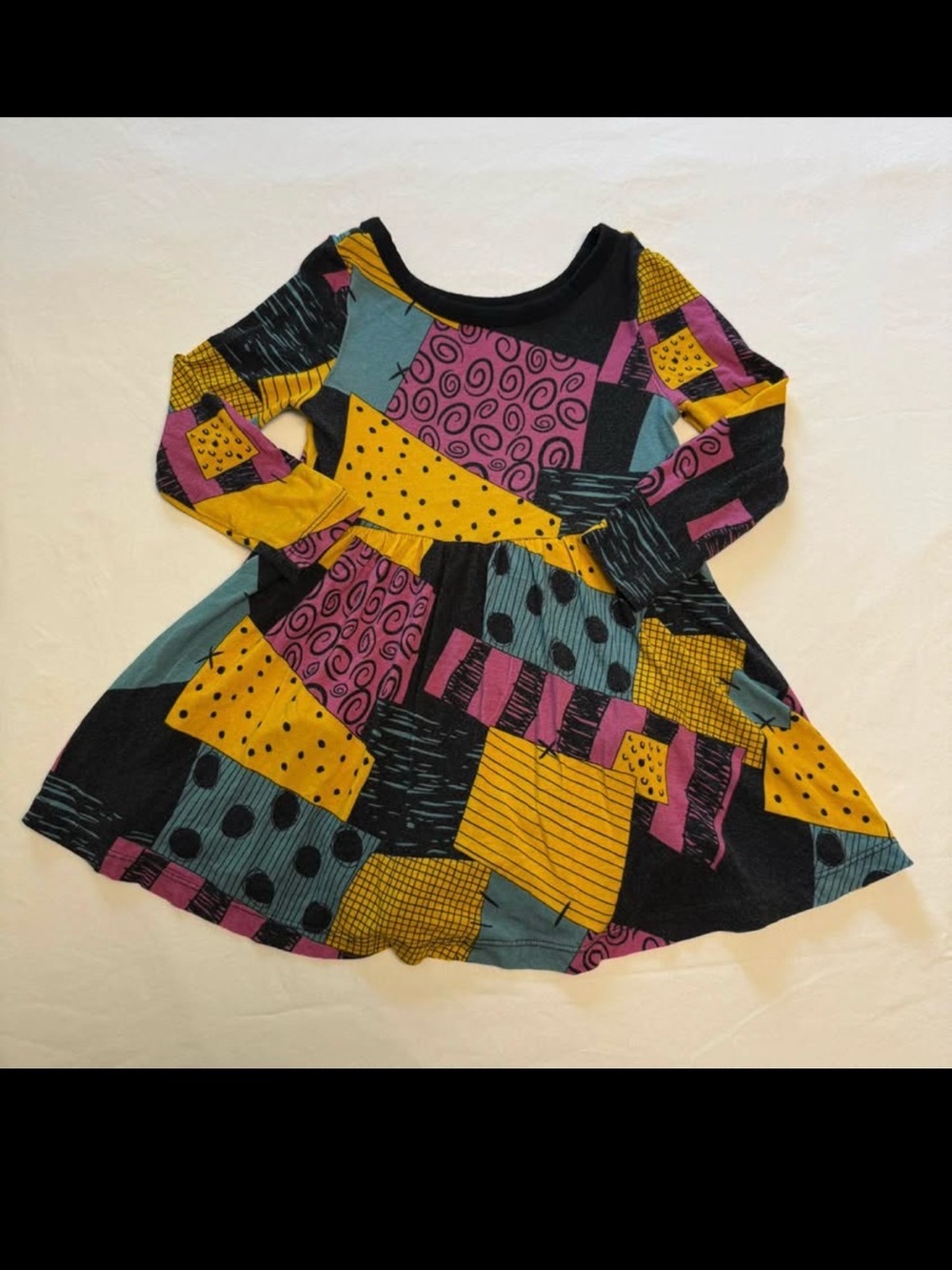 Little Sleepies 12-18 Months Disney Nightmare Before Christmas Sally Dress GUC
